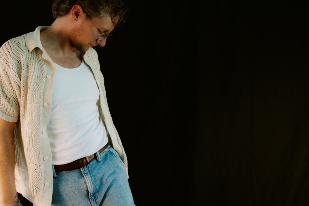 Photo džínovou košili